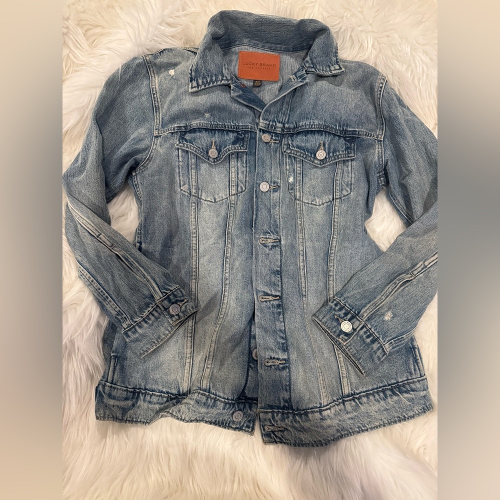 Lucky Brand Light Blue Jean Jacket